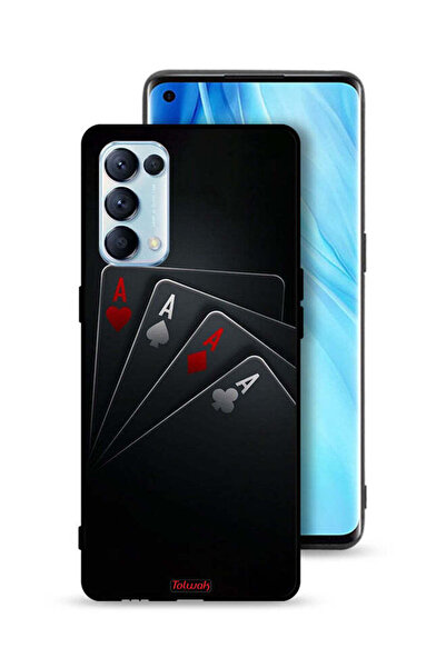 Tolwak غطاء حماية لهاتف Oppo Reno5 Pro 5G - بطاقات A