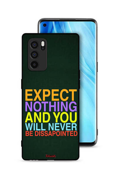 Tolwak Oppo Reno6 Pro 5G Protective Case Cover Expect Nothing And You Will Ne...