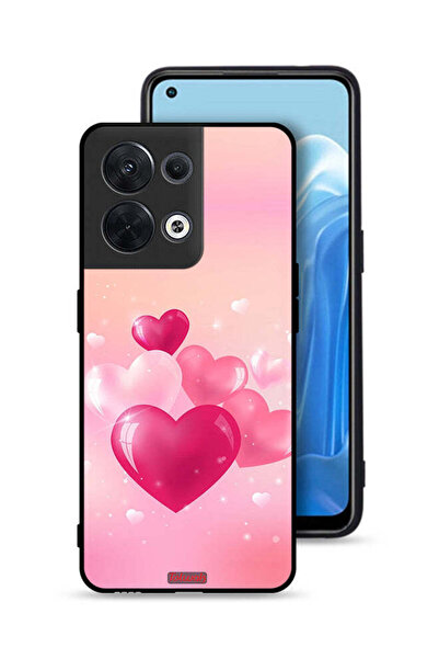 Tolwak غطاء حماية لهاتف Oppo Reno8 5G برسومات قلوب جميلة