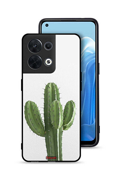 Tolwak غطاء حماية لهاتف Oppo Reno8 5G بنقشة نبات الصبار