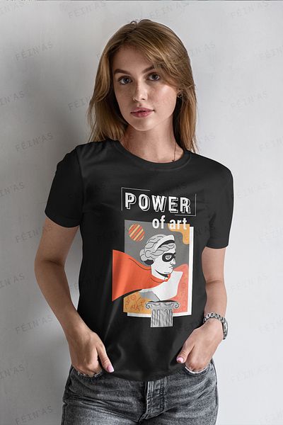 feinas Women's Tshirt - Power of Art