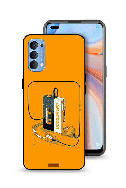 Tolwak غطاء حماية لهاتف Oppo Reno4 4G Walk The Moon