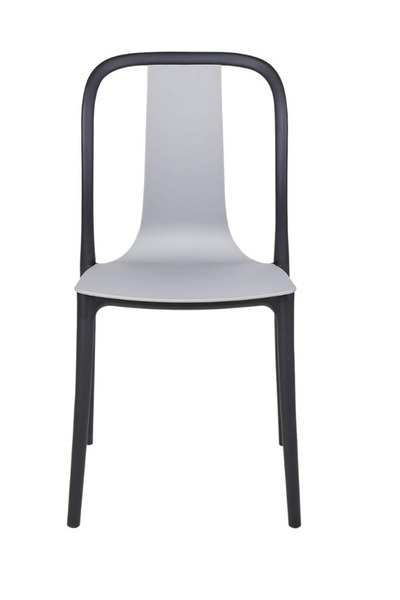 smart home Single chair set consisting of two fiber chairs with a modern design and strong legs - size 45 x 45 x 80 cm | Durable office seat