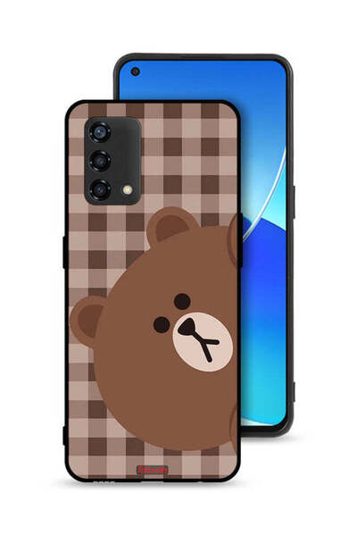 Tolwak غطاء حماية لهاتف Oppo Reno6 Lite - دب تيدي