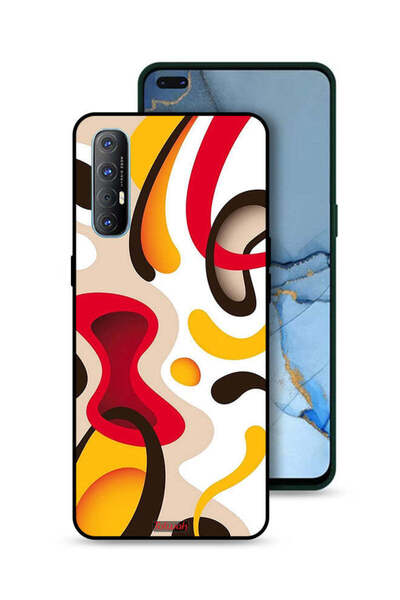 Tolwak غطاء حماية بنمط نمط لهاتف Oppo Reno3 Pro 4G