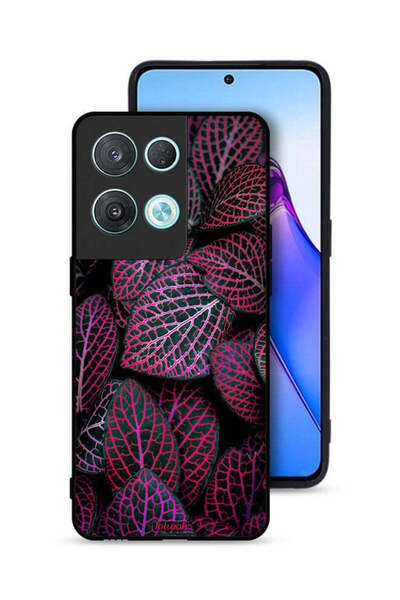 Tolwak غطاء حماية لهاتف Oppo Reno8 Pro 5G بنقشة أوراق سالجا