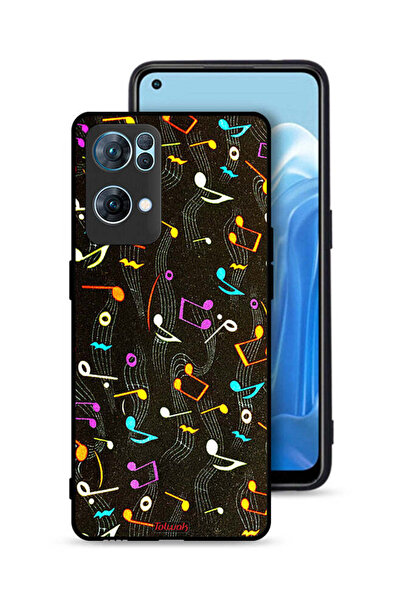 Tolwak غطاء حماية لهاتف Oppo Reno7 Pro 5G بنمط قماش موسيقي
