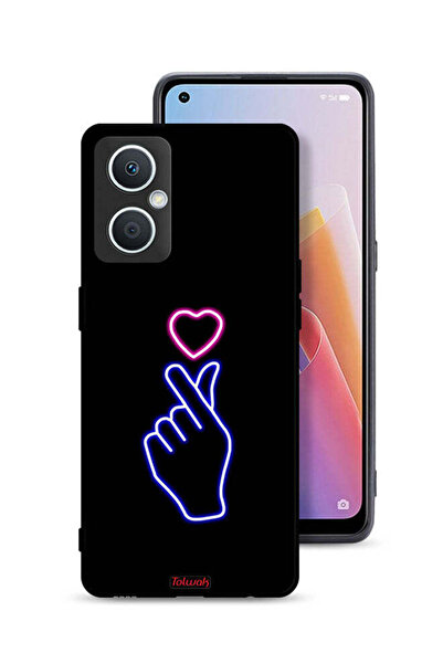 Tolwak غطاء حماية لهاتف Oppo A96 5G (الصين) بنقشة قلب سريع