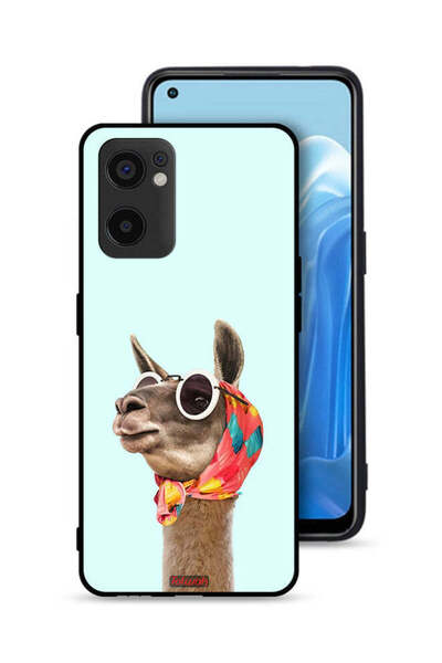 Tolwak غطاء حماية لهاتف Oppo Reno7 SE 5G بلون جمل أنيق وجذاب