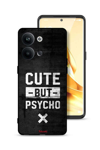 Tolwak Oppo Reno9 Pro 5G Protective Case Cover Cute But Psycho