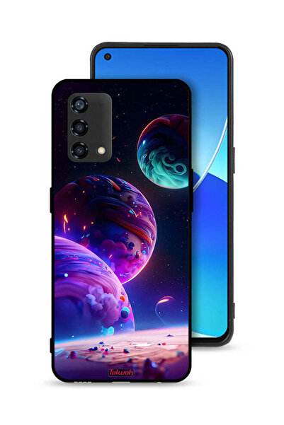 Tolwak غطاء حماية لهاتف Oppo Reno6 Lite بنمط كوكبي