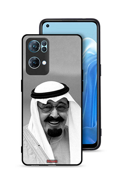 Tolwak غطاء حماية لهاتف أوبو رينو 7 برو 5G صورة الملك عبدالله مبتسماً