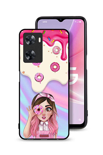 Tolwak غطاء حماية لهاتف Oppo A77s يحمل دونات