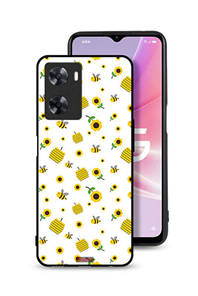 Tolwak غطاء حماية لهاتف Oppo A57s بنقشة عباد الشمس والنحل