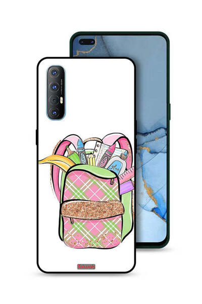 Tolwak غطاء حماية لهاتف Oppo Reno3 Pro 4G بتصميم حقيبة فتاة وحيد القرن