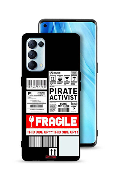 Tolwak غطاء حماية لهاتف Oppo Reno5 Pro 5G، ملصق ناشط خاص قابل للكسر