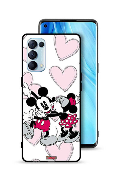 Tolwak غطاء حماية لهاتف Oppo Reno5 Pro 5G بتصميم عناق ميكي ماوس