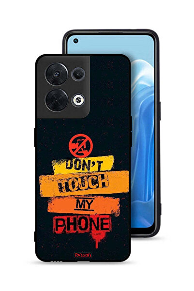 Tolwak جراب حماية لهاتف Oppo Reno8 5G، لا تلمس هاتفي