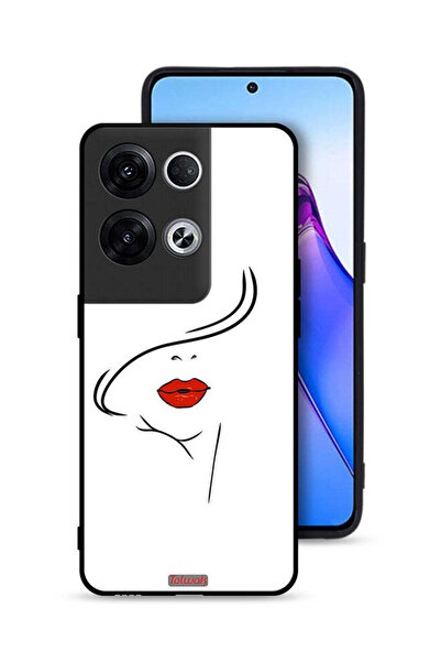 Tolwak غطاء حماية لهاتف Oppo Reno8 Pro Plus 5G برسومات وجه فتاة