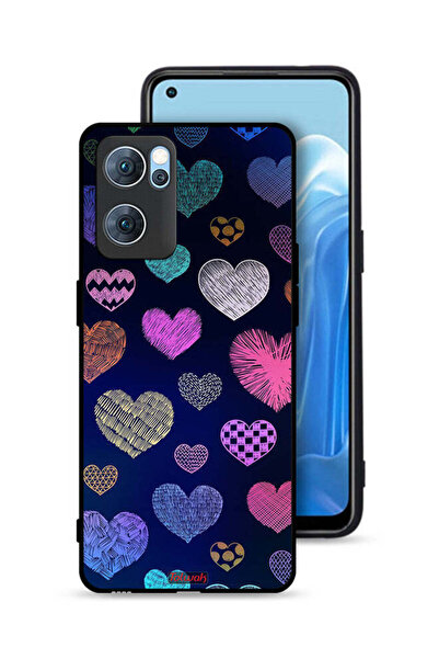 Tolwak غطاء حماية لهاتف Oppo Reno7 5G بنقشة قلوب داجا