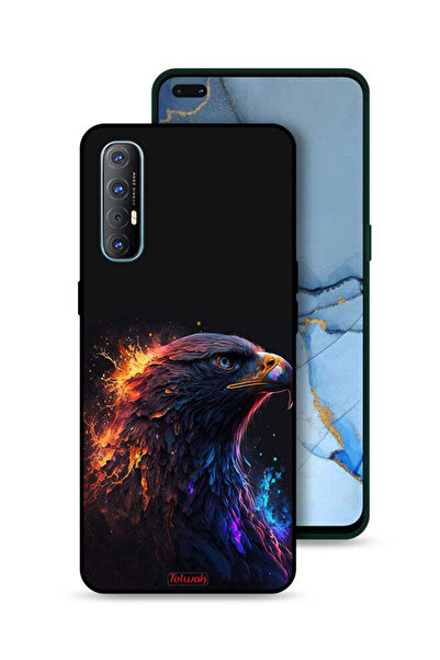 Tolwak غطاء حماية لهاتف Oppo Reno3 Pro 4G بنقشة النسر
