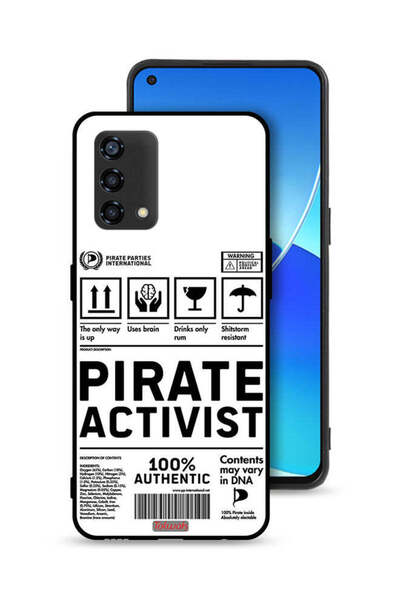 Tolwak غطاء حماية لهاتف Oppo Reno6 Lite، ملصق ناشط خاص