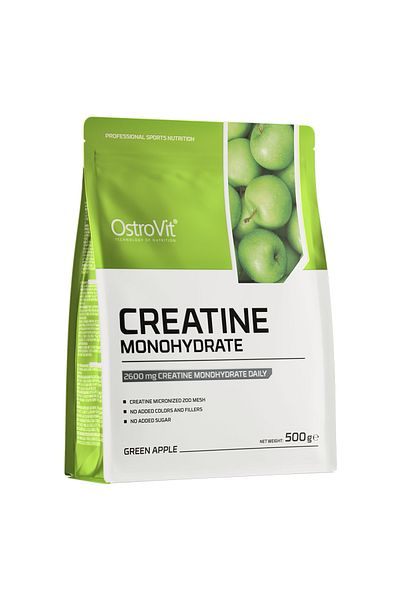 Ostrovit Creatine Monohydrate 500g, Green Apple