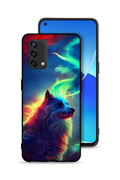 Tolwak Oppo A95 4G Protective Case Cover Wolf