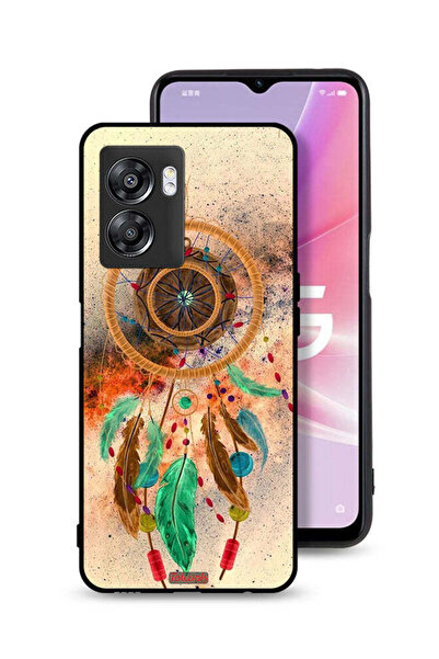 Tolwak غطاء حماية لهاتف OnePlus Nord N300 بنقشة ريش ماندالا معلق