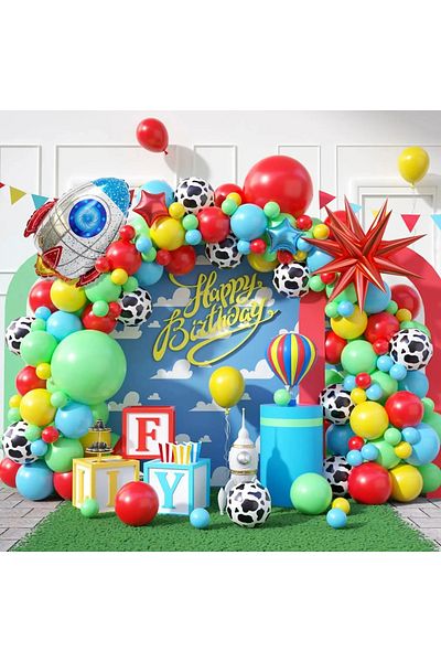 Baloane Vesele Colorful Balloons Arcade Space Party ARC140