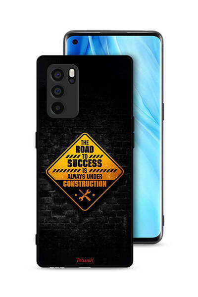 Tolwak جراب حماية Oppo Reno6 Pro 5G الطريق إلى النجاح دائمًا قيد الإنشاء