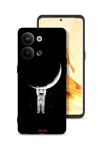 Tolwak غطاء حماية لهاتف Oppo Reno9 5G معلق على سطح القمر
