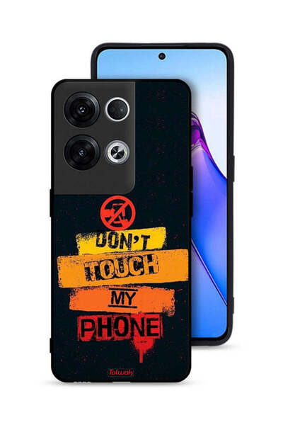 Tolwak Oppo Reno8 Pro Plus 5G Protective Case Cover Do Not Touch My Phone