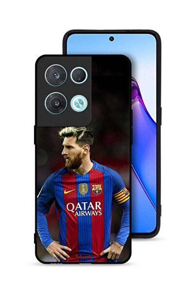 Tolwak غطاء حماية لهاتف Oppo Reno8 Pro 5G ميسي برشلونة