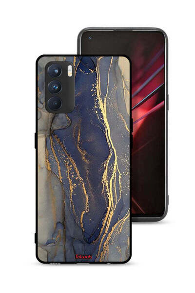 Tolwak غطاء حماية لهاتف Oppo K9 Pro بنمط رخامي لامع