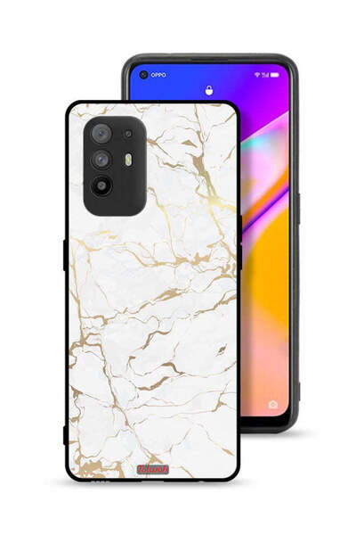 Tolwak غطاء حماية لهاتف Oppo F19 Pro Plus 5G بنمط رخامي