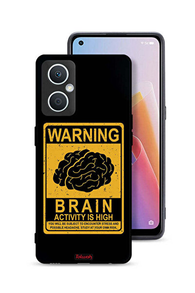 Tolwak جراب حماية لهاتف Oppo A96 5G (الصين) تحذير من ارتفاع نشاط الدماغ