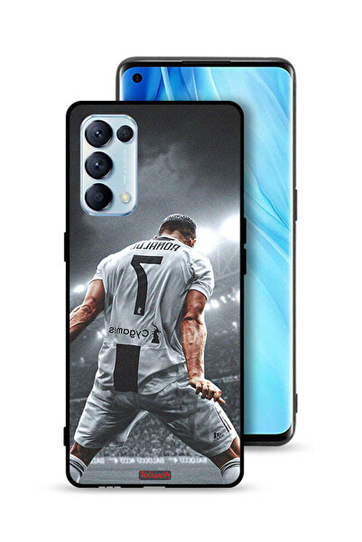 Tolwak غطاء حماية لهاتف Oppo Reno5 Pro 5G بطبعة احتفال كريستيانو رونالدو