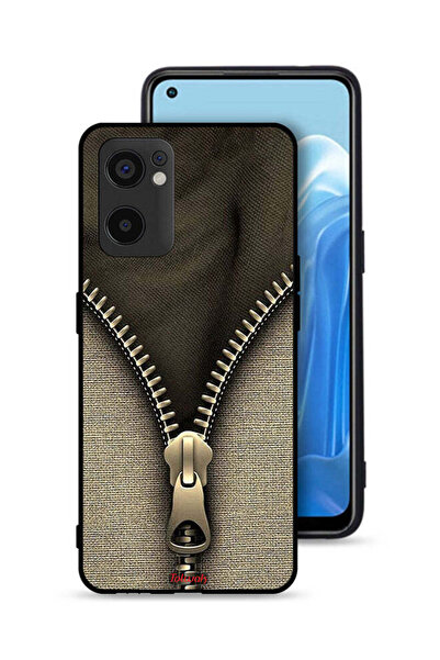 Tolwak غطاء حماية بنمط سحاب لهاتف Oppo Reno7 SE 5G