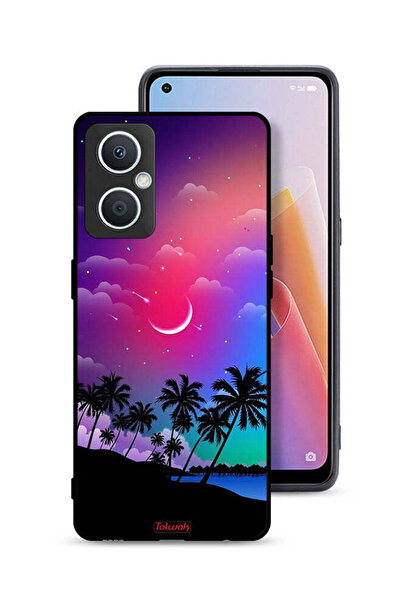 Tolwak غطاء حماية Oppo A96 5G (الصين) بنقشة القمر في الليل