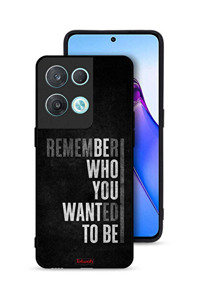 Tolwak غطاء حماية لهاتف Oppo Reno8 Pro 5G تذكر من أردت أن تكون