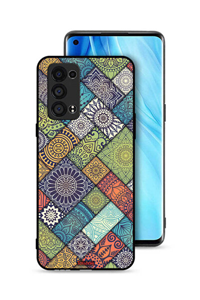 Tolwak غطاء حماية لهاتف Oppo Reno6 Pro Plus 5G بنمط ماندالا