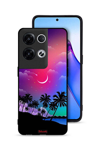 Tolwak Oppo Reno8 Pro Plus 5G Protective Case Cover Moon In Night Art