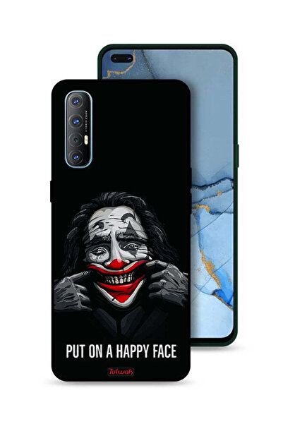 Tolwak غطاء حماية لهاتف Oppo Reno3 Pro 4G بوجه سعيد