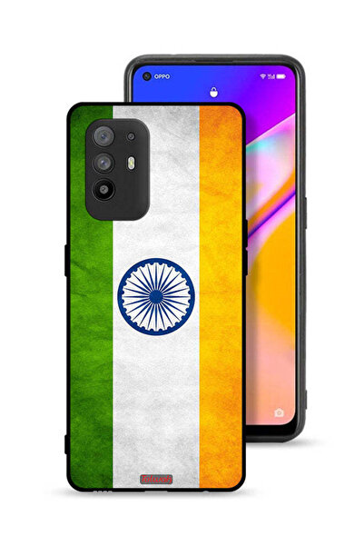 Tolwak غطاء حماية لهاتف Oppo A95 5G بعلم هندي مضيء