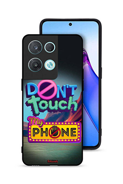 Tolwak Oppo Reno8 Pro 5G Protective Case Cover Do Not Touch My Phone