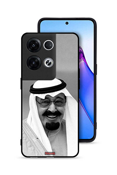 Tolwak غطاء حماية لهاتف أوبو رينو 8 برو بلس 5G صورة الملك عبدالله مبتسماً
