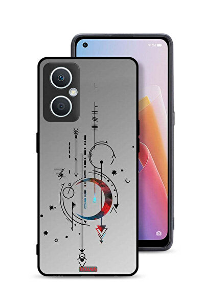 Tolwak جراب حماية لهاتف Oppo A96 5G (الصين) بنمط فني القمر والسهام