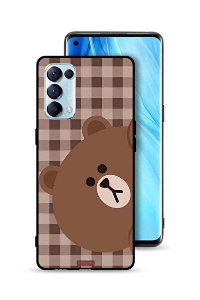 Tolwak غطاء حماية لهاتف Oppo Reno5 Pro 5G بتصميم دب تيدي