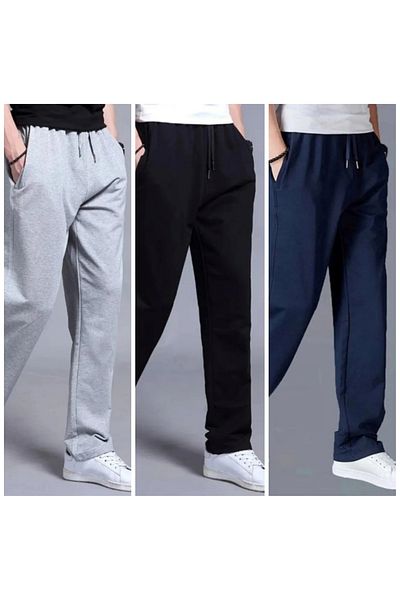 FUNSTYLE Pachet de 3 pantaloni de sport pentru femei, cu tăietură confortabilă, cu picioare drepte